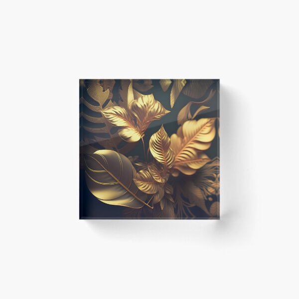 Item preview, Vintage golden leaves designed and sold by purgarama.