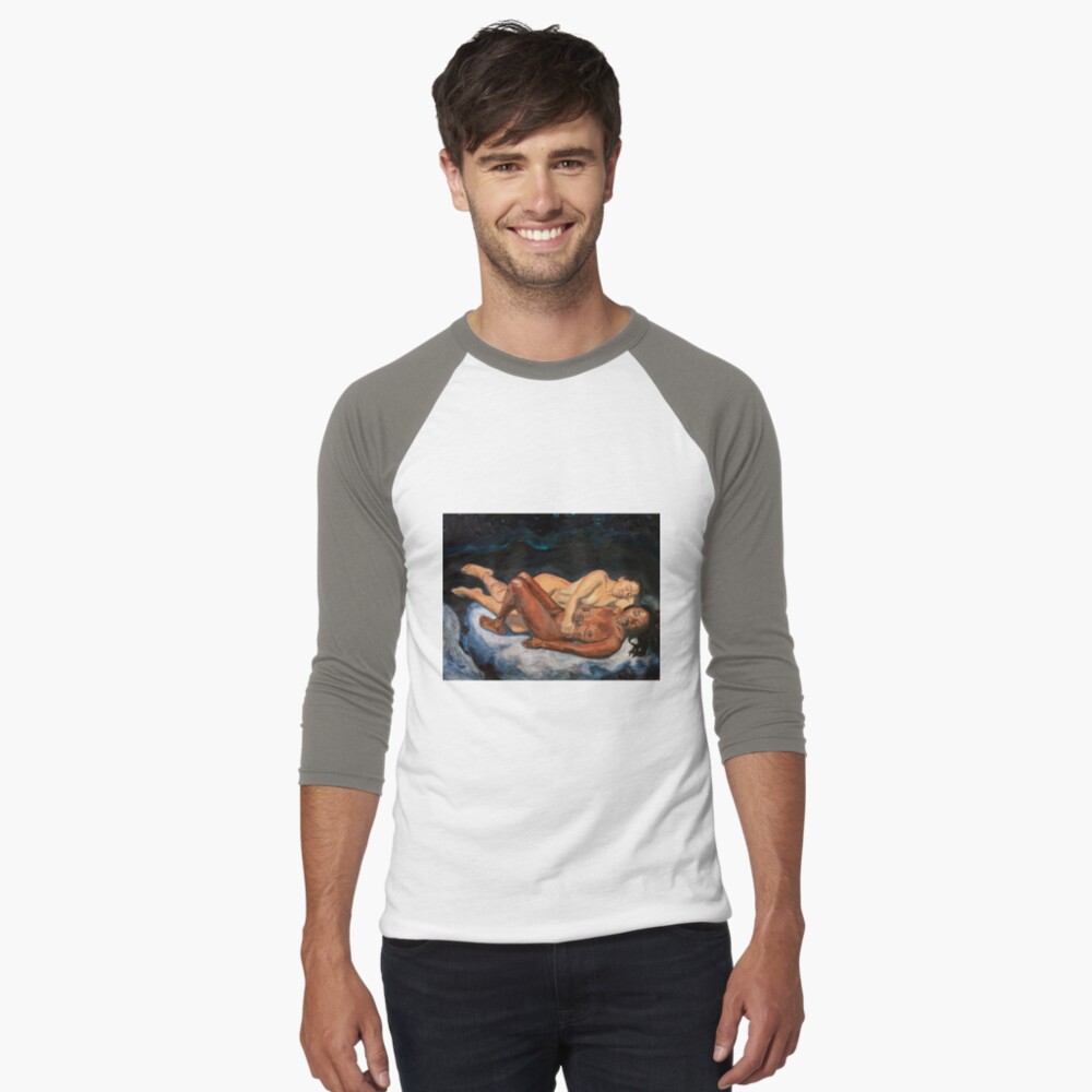 Item preview, Baseball ¾ Sleeve T-Shirt designed and sold by BlueStarseed.