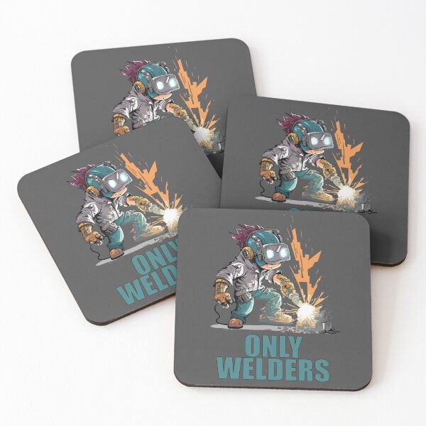 Item preview, Only Welders - Welding sticker Design designed and sold by Jarmo Piironen.