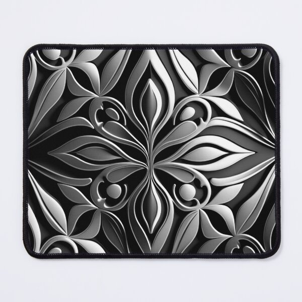 Item preview, Luxury abstract design silver and black designed and sold by warzin.