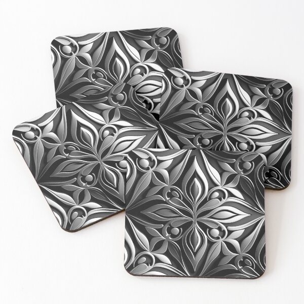 Item preview, Luxury abstract design silver and black  designed and sold by warzin.