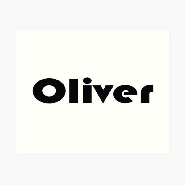 Oliver Name | Art Print