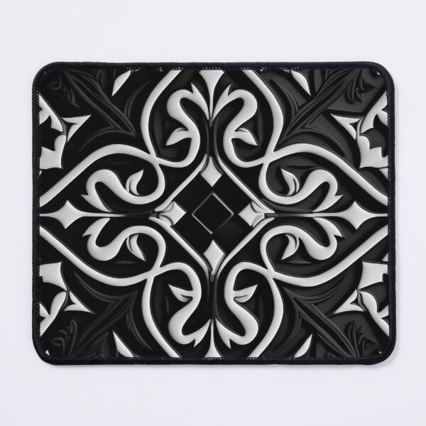 Item preview, Abstract Design White and Black v2 designed and sold by warzin.