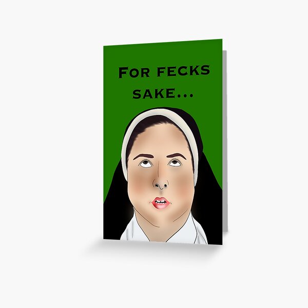 Vista previa del artículo con la obra «Derry Girls - Hermana Michael», diseñado y vendido por reeceyroo.