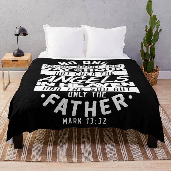 Item preview, No One Knows About That Day Or Hour - Mark 13:32 designed and sold by plushism.
