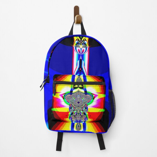 Item preview, Orbital Blue with Red Black and Yellow Highlights designed and sold by Dianne Mead.