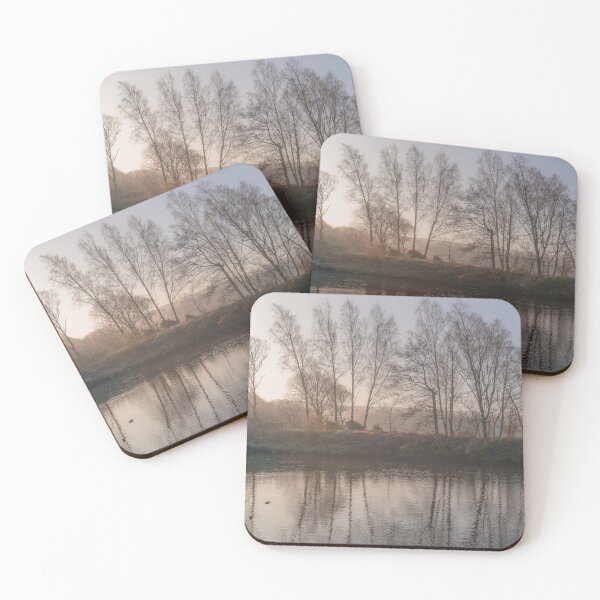 Item preview, Winter reflection in the River South Tyne, Northumberland designed and sold by HAPhotography.
