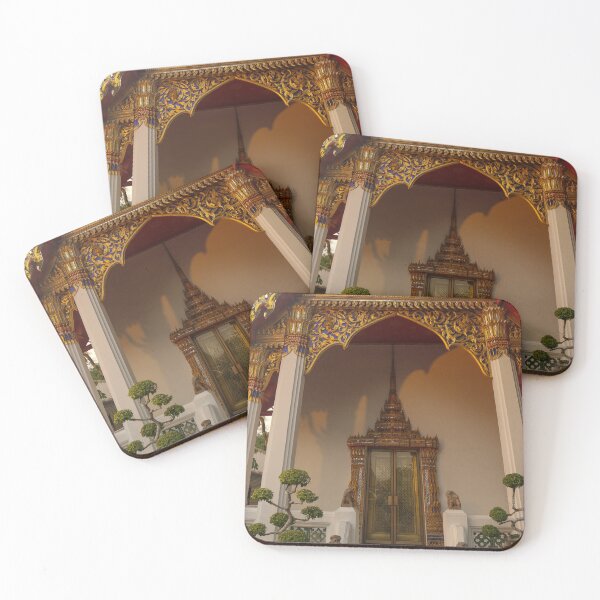 Item preview, Phra Viharn Kod decorative entrance door and roof at Wat Pho temple. designed and sold by kall3bu.