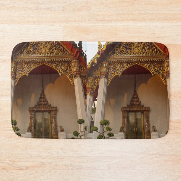 Item preview, Phra Viharn Kod decorative entrance door and roof at Wat Pho temple. designed and sold by kall3bu.
