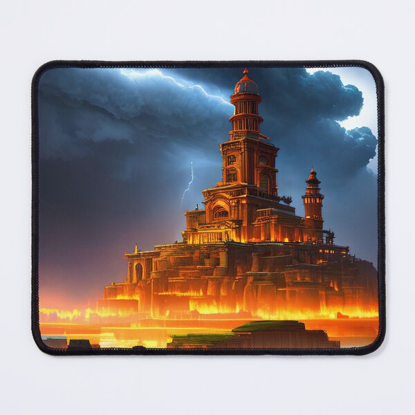 Item preview, A Mysterious Storm Surrounds an Ancient Floating City What Secrets Lurk Within? designed and sold by D3monic.