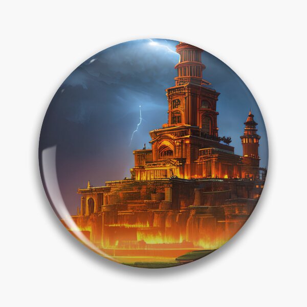 Item preview, A Mysterious Storm Surrounds an Ancient Floating City What Secrets Lurk Within? designed and sold by D3monic.
