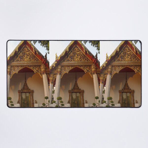 Item preview, Phra Viharn Kod decorative entrance door and roof at Wat Pho temple. designed and sold by kall3bu.