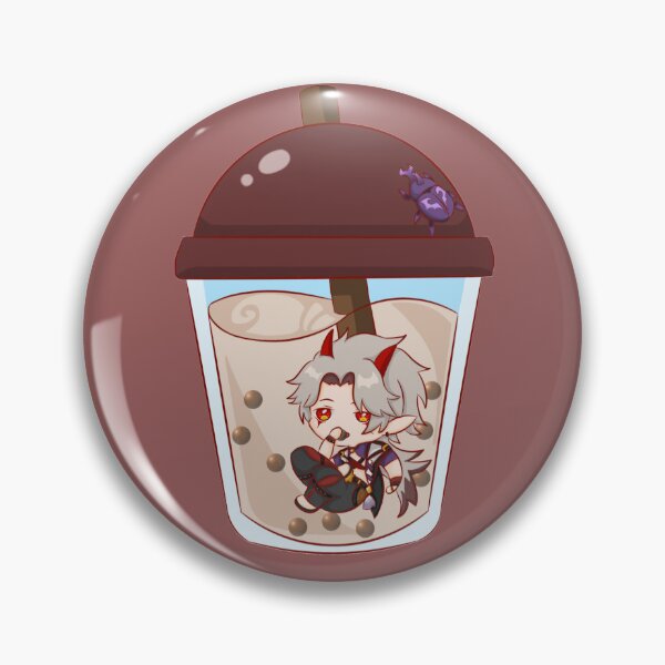 Item preview, Genshin Bubbleteas - Itto designed and sold by Pinkusoda.