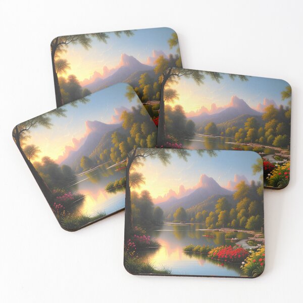 Artikelvorschau, A Serene Duck Pond A Perfectly Peaceful Painting entworfen und verkauft von D3monic.