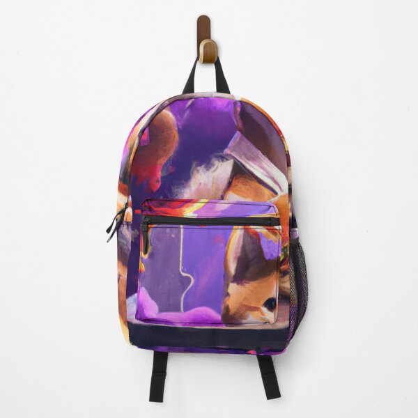 Item preview, Fortune-telling shiba inu reading your fate in a giant hamburger, digital art designed and sold by Berry Pink.