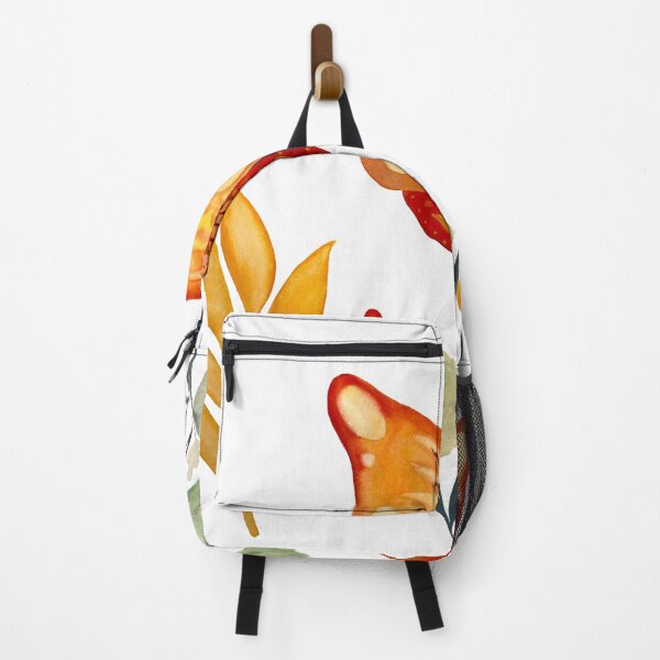 Item preview,  Butterfly leaves red flower design a watercolor designed and sold by Yana Mustafina | Boho Soulful Designs.