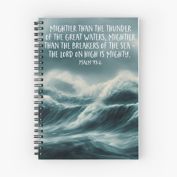 Item preview, Mightier than the thunder of the great waters, Psalm 93:4 designed and sold by ArtfulZuzu.