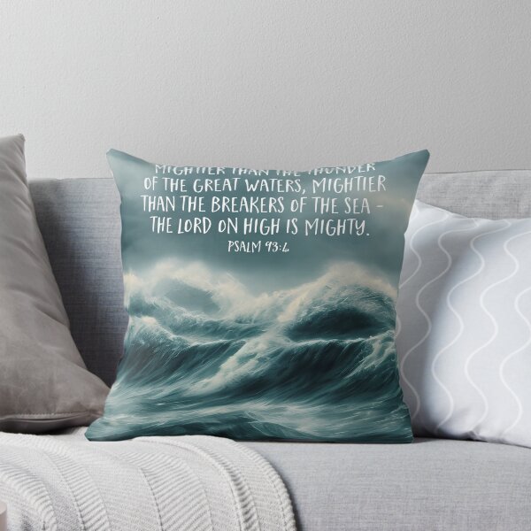 Item preview, Mightier than the thunder of the great waters, Psalm 93:4 designed and sold by ArtfulZuzu.