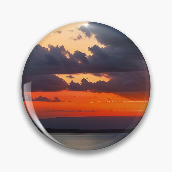 Item preview, Awe-Inspiring Skyline A Beautiful Sunset with Heavenly Light Rays designed and sold by D3monic.