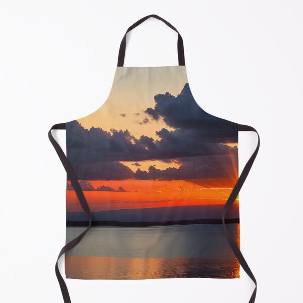 Item preview, Awe-Inspiring Skyline A Beautiful Sunset with Heavenly Light Rays designed and sold by D3monic.