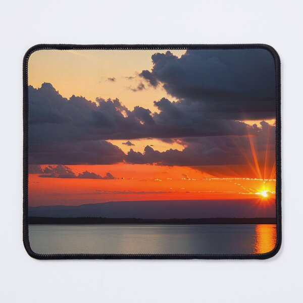 Item preview, Awe-Inspiring Skyline A Beautiful Sunset with Heavenly Light Rays designed and sold by D3monic.
