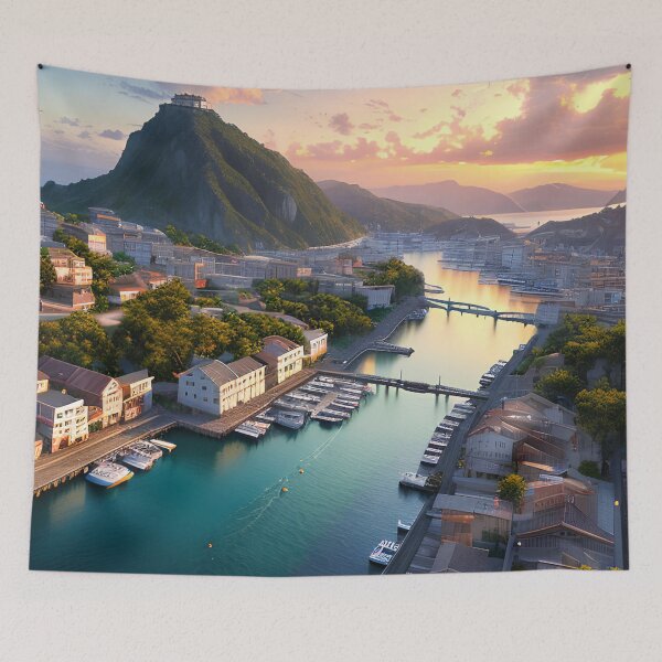 Item preview, Boats and Beauty at Sunset designed and sold by D3monic.