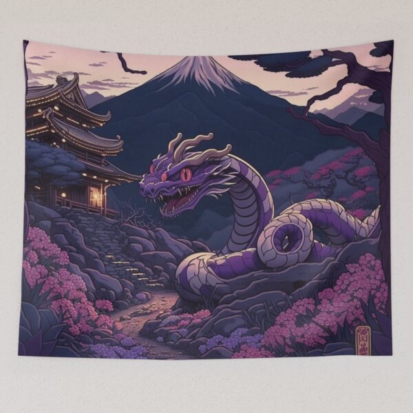 Item preview, Feudal Era Japan, Ekans, Anime Ghibli Style  designed and sold by VMPrinting.