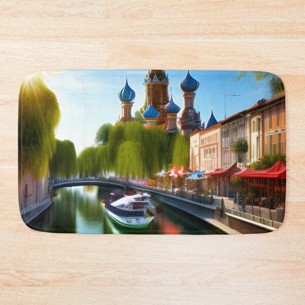 Item preview, River boats and canals designed and sold by dykerphotoart.