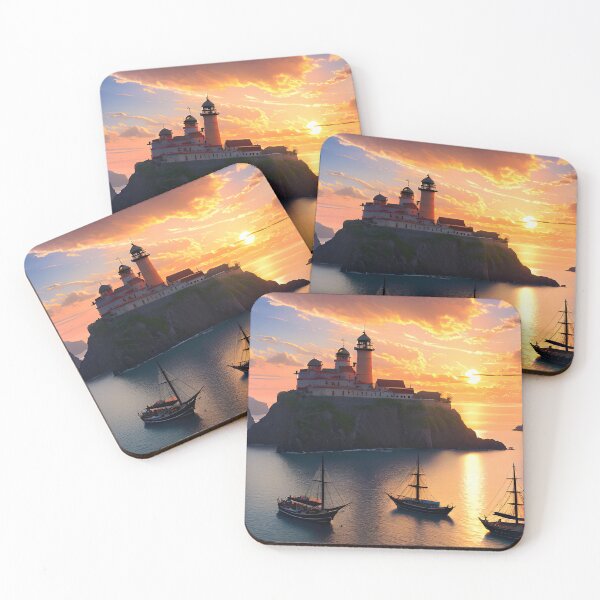 Item preview, Boats and Bliss at the Portside Sunset designed and sold by D3monic.