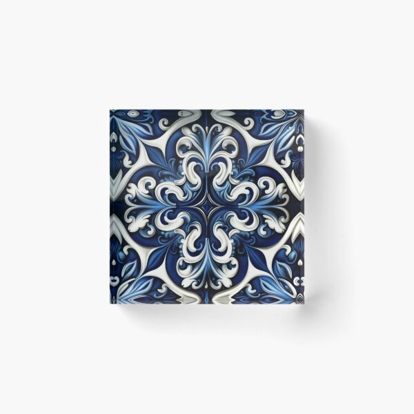 Item preview, Abstract Design black,White and blue designed and sold by warzin.