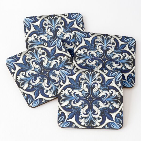 Item preview, Abstract Design black,White and blue designed and sold by warzin.