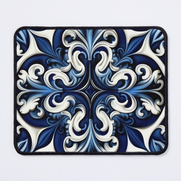 Item preview, Abstract Design black,White and blue designed and sold by warzin.
