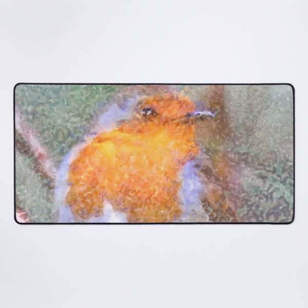 Item preview, Artistic Watercolor Robin Perched On Thorny Branch designed and sold by taiche.