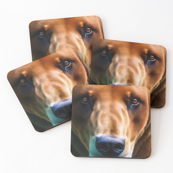 Item preview, Bear portrait, headshot, digital art designed and sold by fr4nk87.