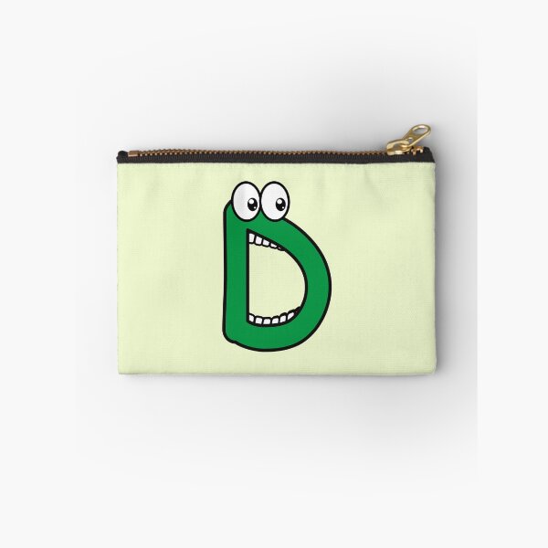Item preview, Funny cartoon letter D with googly eyes designed and sold by hendeJens.