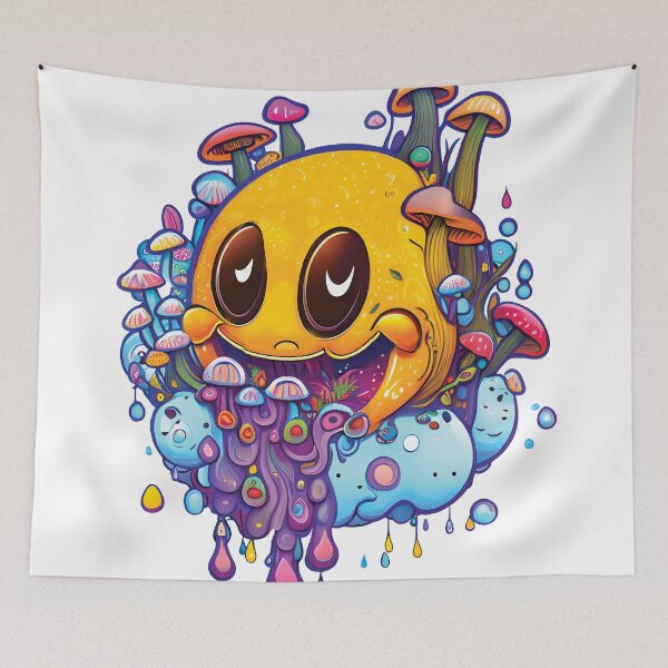 Item preview, Happy Mushrooms designed and sold by ThePsychDeity.