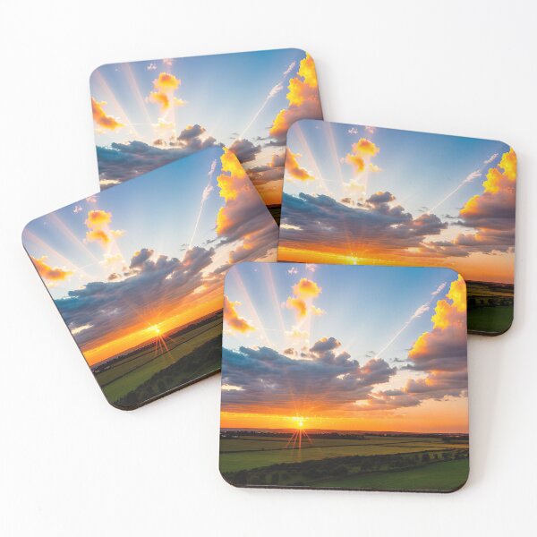 Item preview, Catching the Last Rays of Sunshine A Beautiful Sunset in the Clouds designed and sold by D3monic.