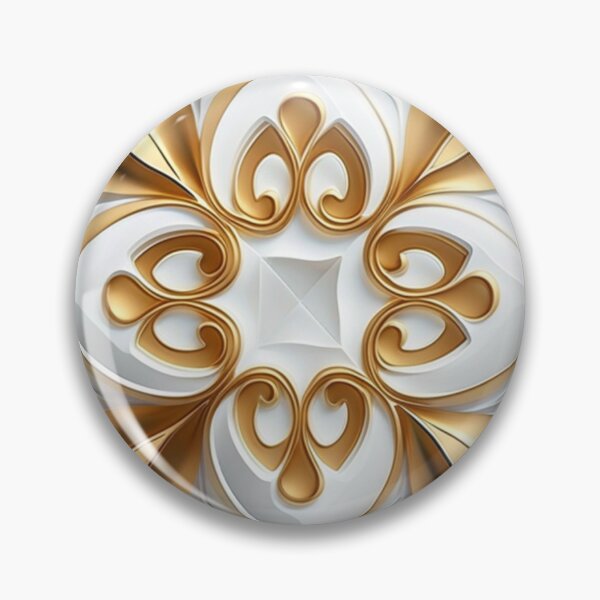 Item preview, Luxury Abstract Design white and gold v2 designed and sold by warzin.