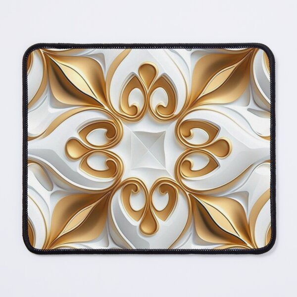 Item preview, Luxury Abstract Design white and gold v2 designed and sold by warzin.