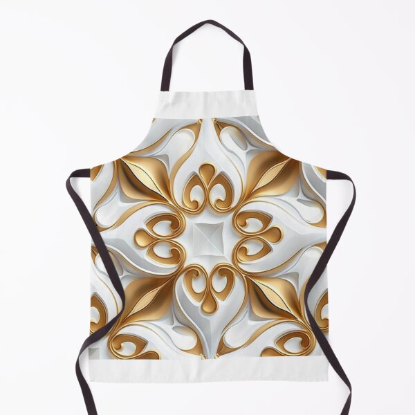 Item preview, Luxury Abstract Design white and gold v2 designed and sold by warzin.