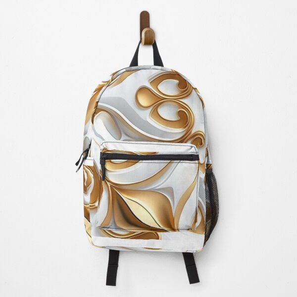Item preview, Luxury Abstract Design white and gold v2 designed and sold by warzin.