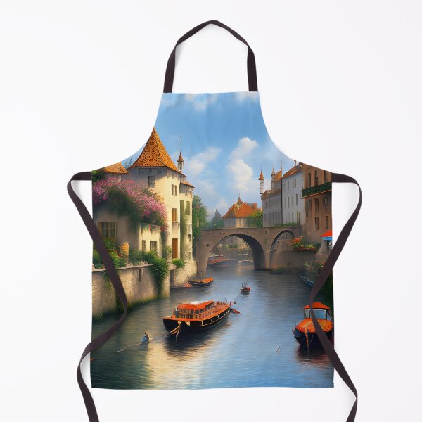 Item preview, River boats and canals designed and sold by dykerphotoart.