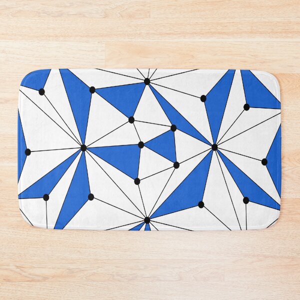 Item preview, Abstract geometric pattern - blue. designed and sold by K.S ART.