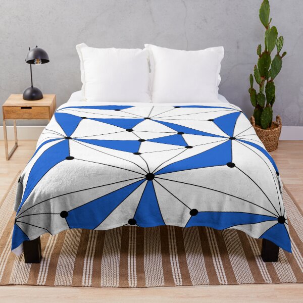 Item preview, Abstract geometric pattern - blue. designed and sold by K.S ART.