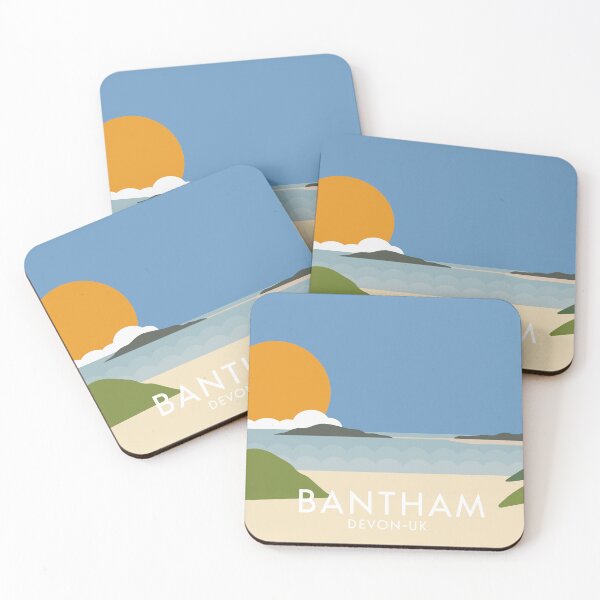 Item preview, Bantham beach Devon print designed and sold by TheArtfulBadger.