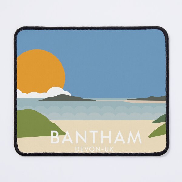 Item preview, Bantham beach Devon print designed and sold by TheArtfulBadger.