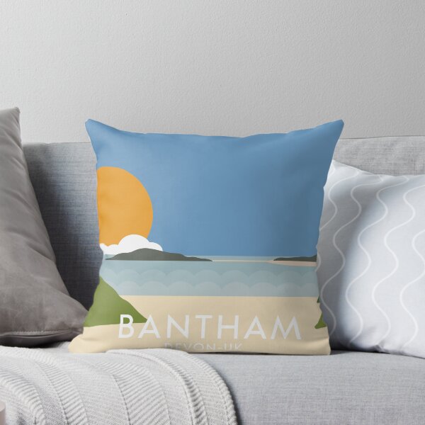 Item preview, Bantham beach Devon print designed and sold by TheArtfulBadger.