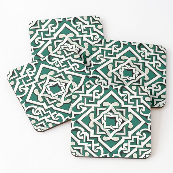 Item preview, Abstract Design Black, White and Green designed and sold by warzin.