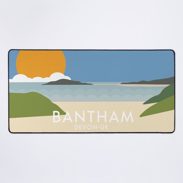 Item preview, Bantham beach Devon print designed and sold by TheArtfulBadger.
