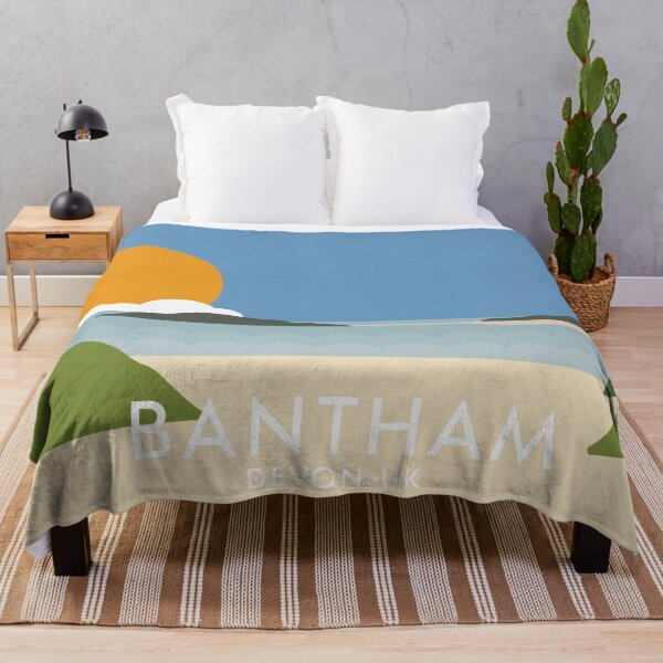 Item preview, Bantham beach Devon print designed and sold by TheArtfulBadger.